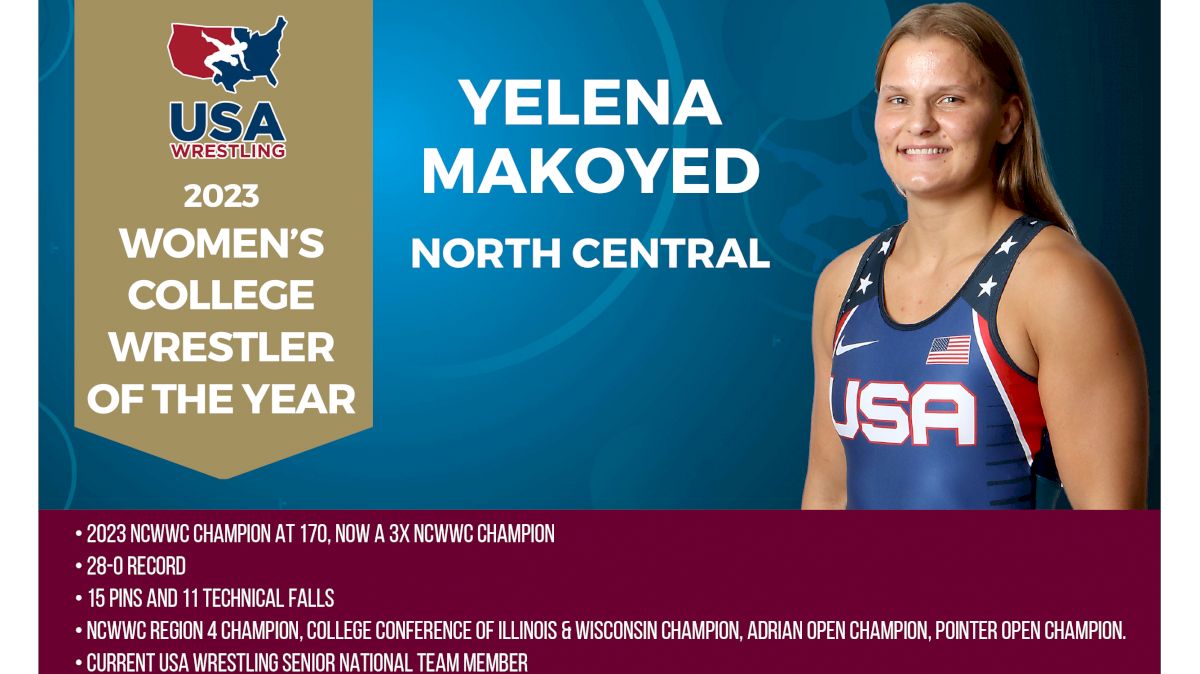 Yelena Makoyed Named USA Wrestling Women's College Wrestler Of The Year