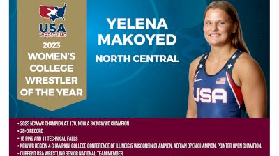 Yelena Makoyed Named USA Wrestling Women's College Wrestler Of The Year