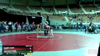 D1-152 lbs Semifinal - Claire Avery, Liberty vs Danyale Haver, Mountain View - Marana