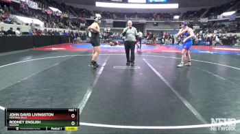 7A 285 lbs Cons. Round 3 - John David Livingston, Vestavia Hills vs Rodney English, Hoover