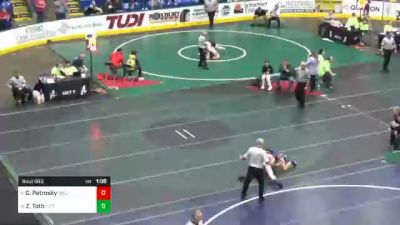 147 lbs Round Of 32 - Chance Petrosky, Belle Vernon vs Zoltan Toth, Pittston