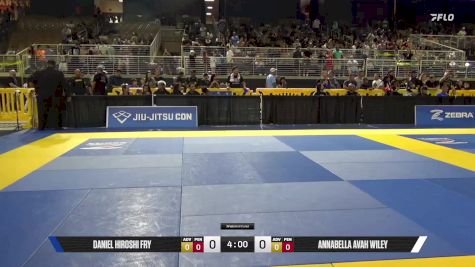 Annabella Avah Wiley vs Daniel Hiroshi Fry 2025 Pan Kids Jiu-Jitsu IBJJF Championship
