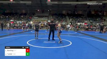 105 lbs Quarterfinal - Leister Bowling, Colorado Top Team vs Jackson Tucker, Thoroughbred