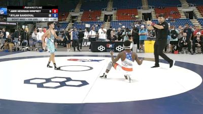 106 lbs Cons. Quarters - Amir Newman-Winfrey, Iowa vs Rylan Sandoval, Oklahoma