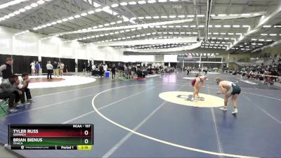 157 lbs Cons. Round 4 - Brian Bienus, Ithaca vs Tyler Russ, Norwich