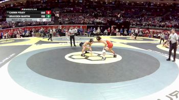 D2-144 lbs Cons. Round 2 - Caden Foley, Chardon vs Braxden Martin, Perkins
