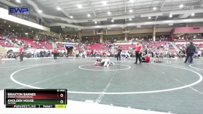 90 lbs Cons. Semi - Kholden House, Victory vs Braxton Barnes, Kansas Thunderstruck