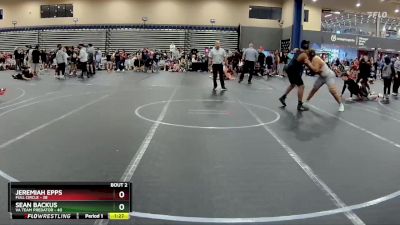 210 lbs Round 1 (8 Team) - Jeremiah Epps, Full Circle vs Sean Backus, VA Team Predator