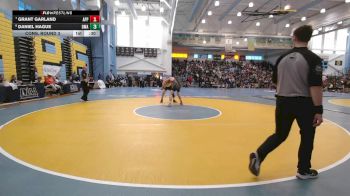 157 lbs Cons. Round 3 - Grant Garland, Appoquinimink vs Daniel Hague, Delaware Military Academy