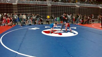 56 lbs Champ. Round 2 - Weston Suek, Casper Wrestling Club vs Dawson Kautzsch, Pinedale Pummelers Wrestling Club