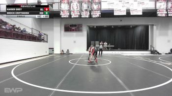 132 lbs Final - Kaiser Grey, Hilldale vs Brock Crittenden, Sequoyah Tahlequah JH
