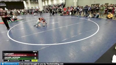 53 lbs Quarterfinal - Liam Gatt, Backyard Brawlers Wrestling Club vs Zayden Jackson, Immortal Athletics WC