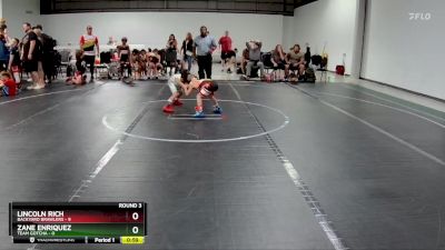 48 lbs Round 3 (8 Team) - Lincoln Rich, Backyard Brawlers vs Zane Enriquez, Team Gotcha