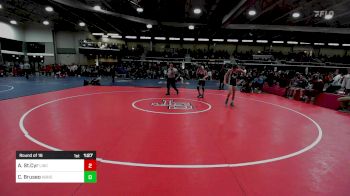 120 lbs Round Of 16 - Adam St.Cyr, Lincoln vs Caden Bruseo, Hollis Brookline