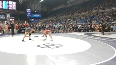 120 lbs Cons. Rd Of 64 - Caydence Watters, Wyoming vs Elena Bridges, Nebraska