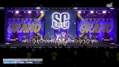 South Coast Cheer - Crush [2025 L2 Junior - Flex - Medium Day 2] 2025 The American Grand Grand Nationals