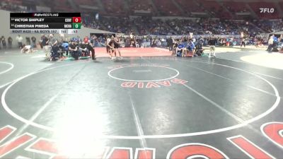 6A Boys 157 lbs Cons. Round 3 - Victor Shipley, Century Boys vs Christian Pineda, McNary Boys