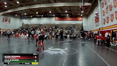 120 lbs Cons. Round 5 - Kyle Scavuzzo, Highland vs Alijah Mohanna, Cincinnati LaSalle