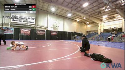 49 lbs Final - Ethan Taylor, Shelton Wrestling Academy vs Cole Terrell, Shelton Wrestling Academy