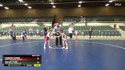 70 lbs Round 1 - Landon Combs, Sebolt Wrestling Academy vs Keller Funk, Team Porcelli Wrestling