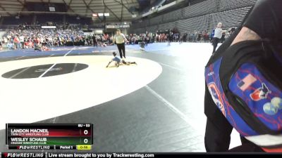 53 lbs Champ. Round 1 - Landon MacNeil, Twin City Wrestling Club vs Wesley Schaub, Cruiser Wrestling Club