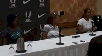 Ginnie Crawford, Kellie Wells, and Joanna Hayes give their opinions on the selection process at 2012 US Olympic Trials