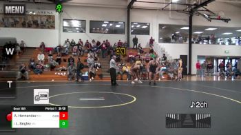 285 lbs Cons. Round 3 - Liam Begley, Marian University (IN) vs Alex Hernandez, Marian University (IN)