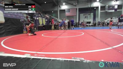 90 lbs Rr Rnd 5 - Mac Still, Sperry Wrestling Club vs Gunner Bishop, Bristow Elementary Wrestling Club