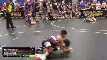 56 lbs Round 5 (6 Team) - Mason Ezersky, Combative Sports Athletic Center vs Landon Caro, Untouchables Purple