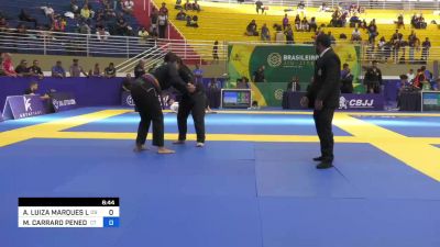 ANA LUIZA MARQUES LUZARDO vs MARINA CARRARO PENEDO 2023 Brasileiro ...