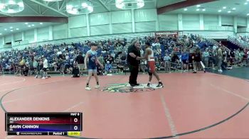120 lbs Champ. Round 1 - Alexander Denkins, OH vs Gavin Cannon, PA