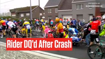 Rider DQ'd After Massive Crash in Flanders