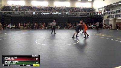 285 lbs Cons. Round 2 - Cesar Lopez, Lassen College vs Xavier Moran, Lemoore College