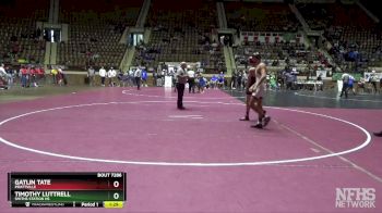 7A 132 lbs 1st Place Match - Timothy Luttrell, Smiths Station Hs vs Gatlin Tate, Prattville