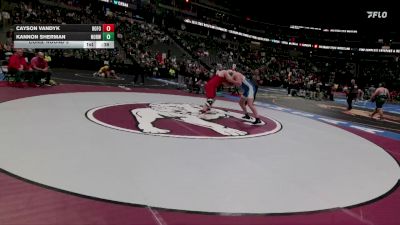 215-2A Cons. Round 3 - Cayson VanDyk, Rocky Ford vs Kannon Sherman, Norwood