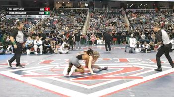 3A 120 lbs Cons. Semi - Jordan Sweet, West Wilkes High School vs Eli Matthew, West Lincoln High School