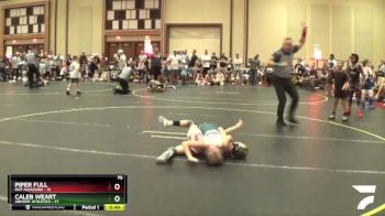 75 lbs Quarterfinals (8 Team) - Piper Full, Mat Assassins vs Caleb Weart, Armory Athletics