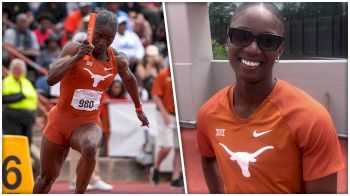 Texas' Julien Alfred After BREAKING The NCAA 4x1 and 4x2 Records, Eyes Worlds Champs