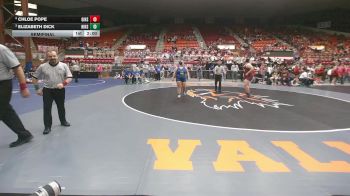 235 lbs Semifinal - Elizabeth Dick, Nickerson HS vs Chloe Pope, Girard HS