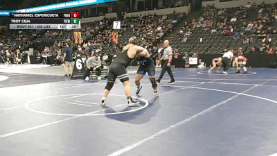 285 lbs Consi Of 16 #2 - Nathaniel Espericueta, Frontier (CS) vs Troy Ceja, Pitman (SJ)