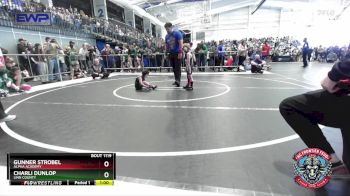 46 lbs Quarterfinal - Charli Dunlop, Linn County vs Gunner Strobel, Alpha Academy
