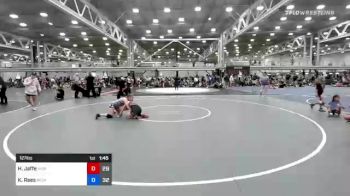 127 lbs 5th Place - Haylie Jaffe, Misfits Sweet Lightning vs Kailey Rees, Michigan Rev Girls