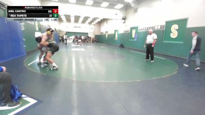 175 lbs Champ. Round 2 - Joel Castro, Brawley vs Rex Topete, South Hills