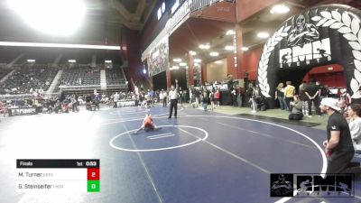 58 lbs Final - Michael Turner, Green River Grapplers vs Gatlin Steinseifer, Thorobred WC