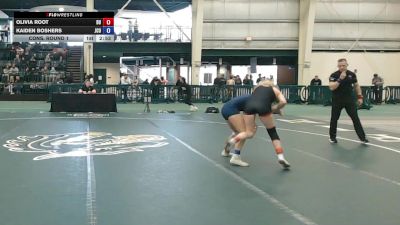 131 lbs Cons. Round 1 - Kaiden Boshers, John Carroll vs Olivia Root, Davenport University