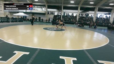 131 lbs Quarterfinal - Mason Harsch, Adrian College vs Yele Aycock, North Central College