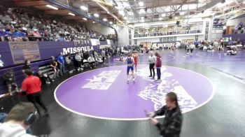 144 lbs Champ. Round 1 - Gabe Kosters, Libby vs Tayvon Cahoon, Missoula Hellgate