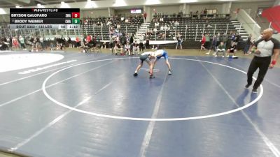 132 lbs Quarters - Bryson Galofaro, Scanlan Wrestling Academy vs Brody Weimer, Contenders Wrestling Academy