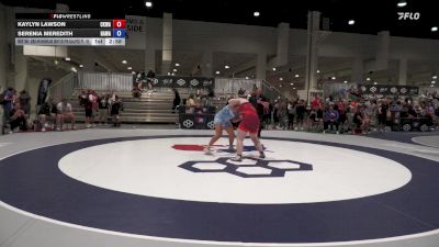Cons. Round 2 - Kaylyn Lawson, Central Kentucky Wrestling Academy vs Serenia Meredith, Hawaii