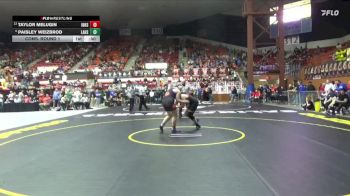 190 lbs Cons. Round 1 - Paisley Weizbrod, Larned HS vs Taylor Melugin, Independence Hs